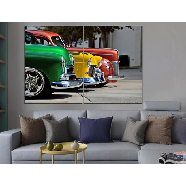 Vintage car Boys room poster Classic cars Car on canvas Gift for boys Retro cars Supercar gift Supercar wall art Car on poster Car decor Car