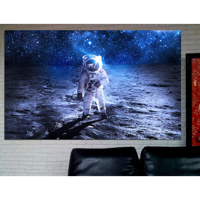 Astronaut print Street art on canvas Modern wall art Contemporary print Trendy wall art Moon art print Modern art canvas Decorative art