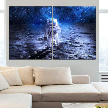 Astronaut print Street art on canvas Modern wall art Contemporary print Trendy wall art Moon art print Modern art canvas Decorative art