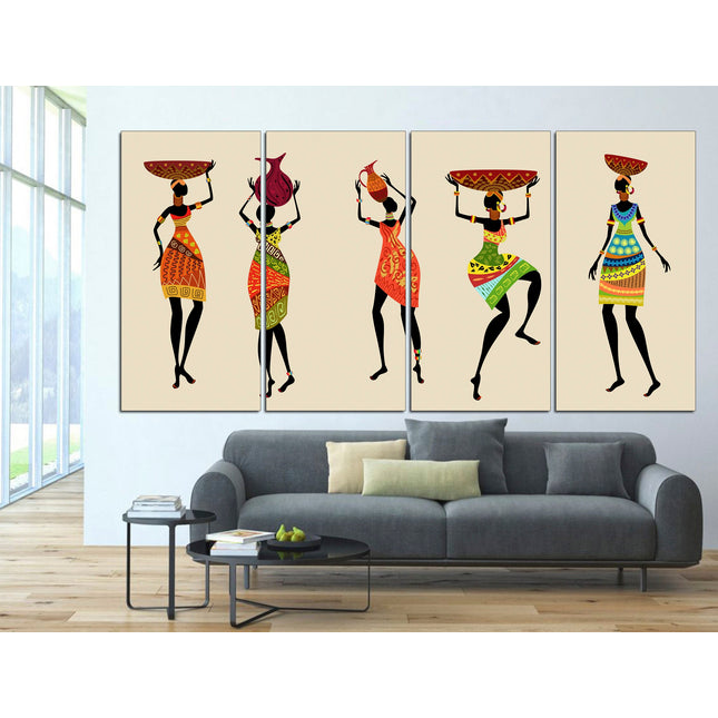 American indian art Ethnic canvas art Ethnic canvas art Indians canvas print Indians wall art Native american gift Large canvas art Decor