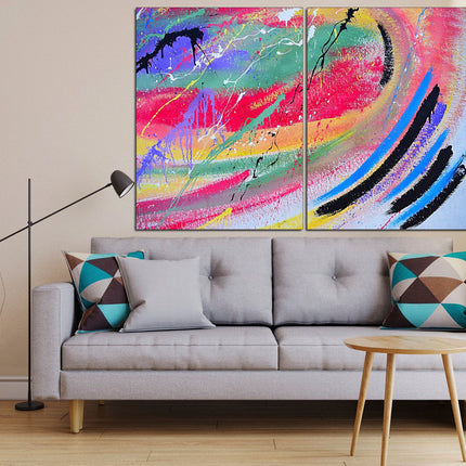 Minimalist print Digital abstraction Abstract printable Abstract wall decor Color palette Modern wall art Abstract bright art