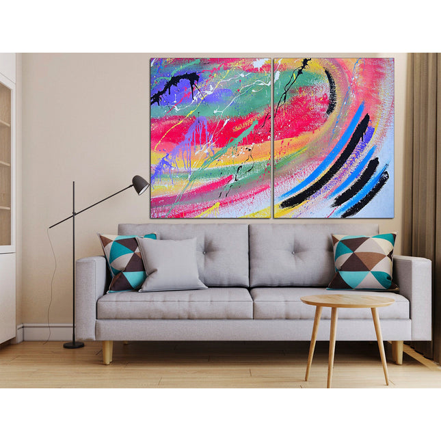 Minimalist print Digital abstraction Abstract printable Abstract wall decor Color palette Modern wall art Abstract bright art