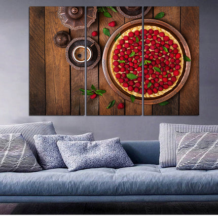 Coffee on canvas Canvas for kitchen Pie on canvas Coffee on canvas Kitchen wall decor Dining room decor Modern kitchen Restaurant decor