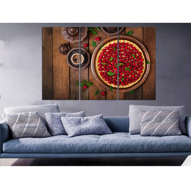 Coffee on canvas Canvas for kitchen Pie on canvas Coffee on canvas Kitchen wall decor Dining room decor Modern kitchen Restaurant decor