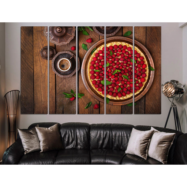 Coffee on canvas Canvas for kitchen Pie on canvas Coffee on canvas Kitchen wall decor Dining room decor Modern kitchen Restaurant decor