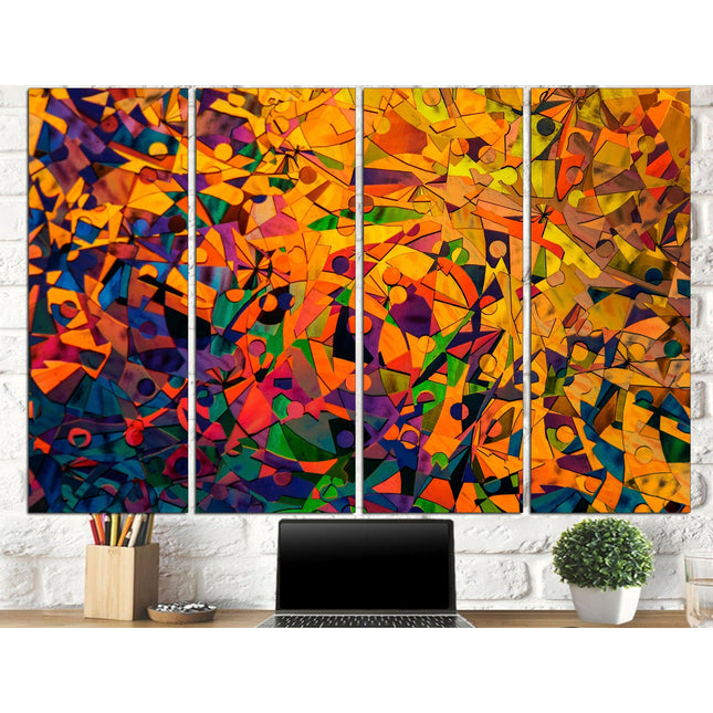 Abstract artwork Modern abstraction Great abstract art Vintage print Abstract original Home office art Art poster