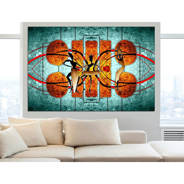 Africa wall art Large canvas print African canvas art Ethnic canvas Modern african art African wall decor