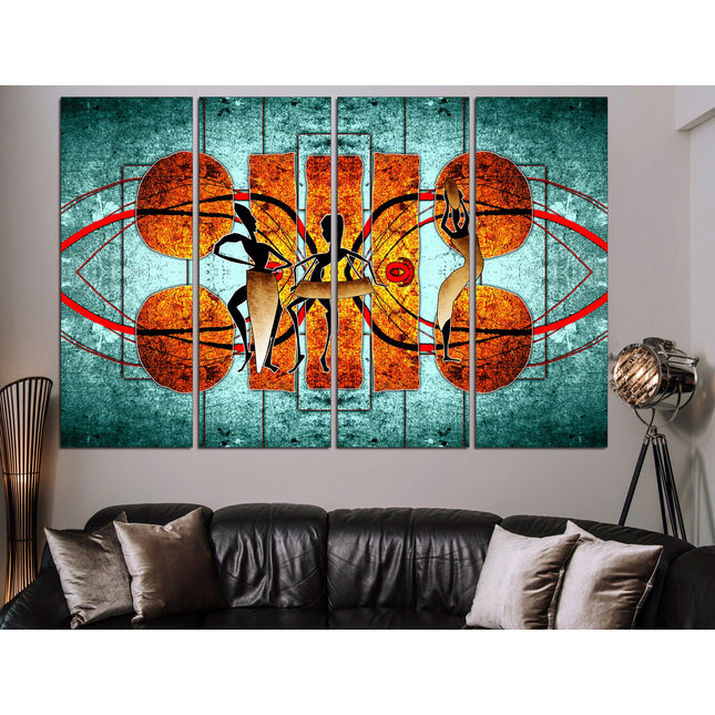 Africa wall art Large canvas print African canvas art Ethnic canvas Modern african art African wall decor