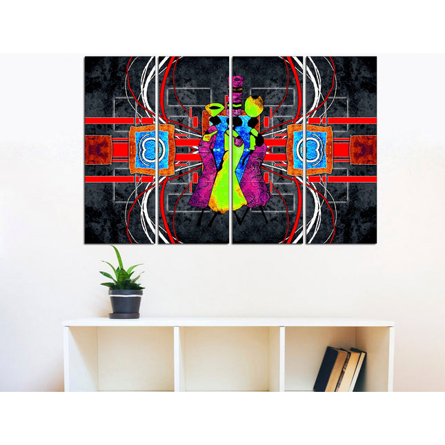 Abstract painting Art poster Living room wall art Wall art print Abstract bright art Color art print Vintage print Art poster Modern art