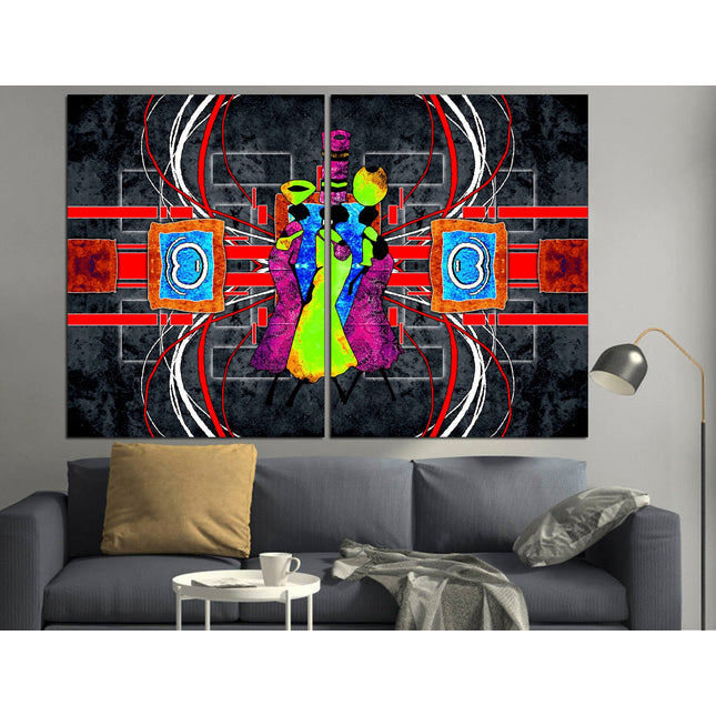 Abstract painting Art poster Living room wall art Wall art print Abstract bright art Color art print Vintage print Art poster Modern art