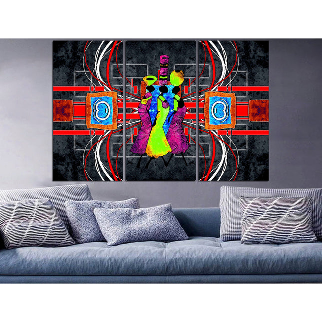 Abstract painting Art poster Living room wall art Wall art print Abstract bright art Color art print Vintage print Art poster Modern art