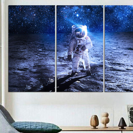 Astronaut print Street art on canvas Modern wall art Contemporary print Trendy wall art Moon art print Modern art canvas Decorative art