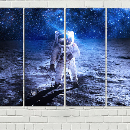 Astronaut print Street art on canvas Modern wall art Contemporary print Trendy wall art Moon art print Modern art canvas Decorative art