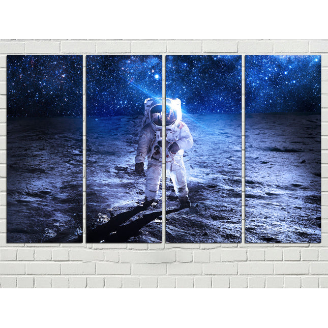 Astronaut print Street art on canvas Modern wall art Contemporary print Trendy wall art Moon art print Modern art canvas Decorative art