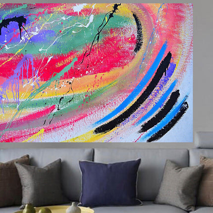 Minimalist print Digital abstraction Abstract printable Abstract wall decor Color palette Modern wall art Abstract bright art