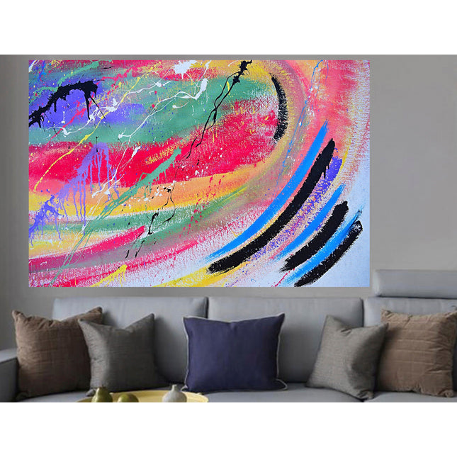 Minimalist print Digital abstraction Abstract printable Abstract wall decor Color palette Modern wall art Abstract bright art