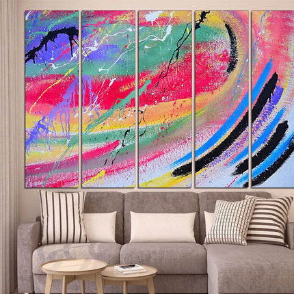 Minimalist print Digital abstraction Abstract printable Abstract wall decor Color palette Modern wall art Abstract bright art