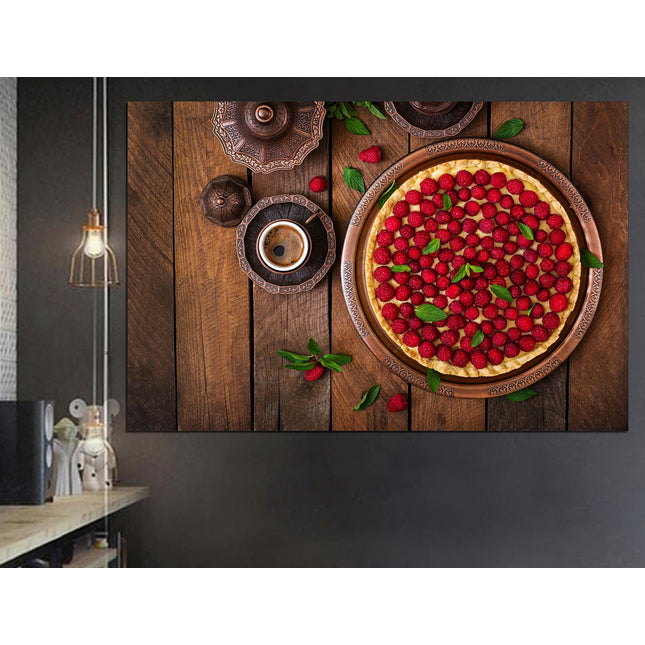 Coffee on canvas Canvas for kitchen Pie on canvas Coffee on canvas Kitchen wall decor Dining room decor Modern kitchen Restaurant decor
