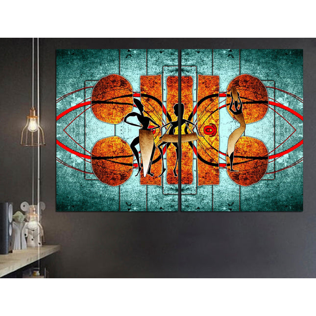 Africa wall art Large canvas print African canvas art Ethnic canvas Modern african art African wall decor