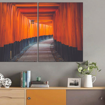 Mysterious canvas Contemporary canvas Modern art Home office art Color palette Multi-panel canvas Home office art