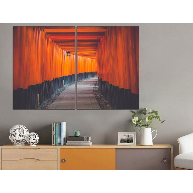 Mysterious canvas Contemporary canvas Modern art Home office art Color palette Multi-panel canvas Home office art
