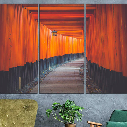Mysterious canvas Contemporary canvas Modern art Home office art Color palette Multi-panel canvas Home office art