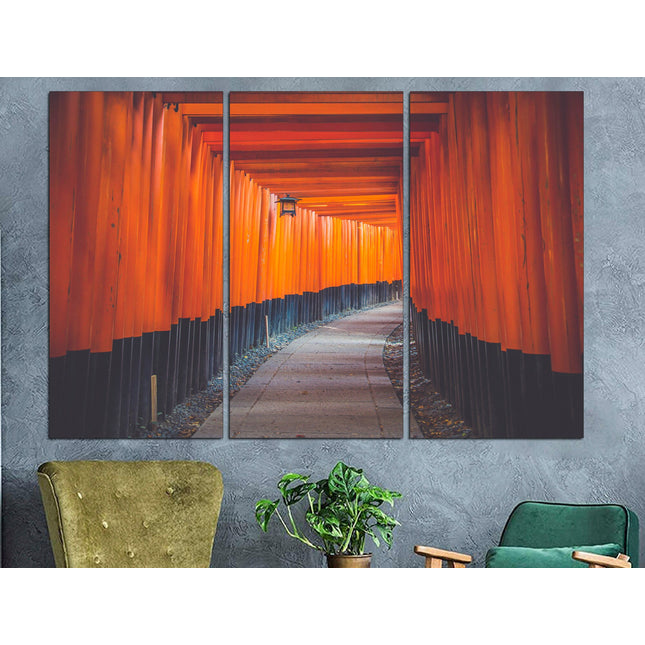 Mysterious canvas Contemporary canvas Modern art Home office art Color palette Multi-panel canvas Home office art