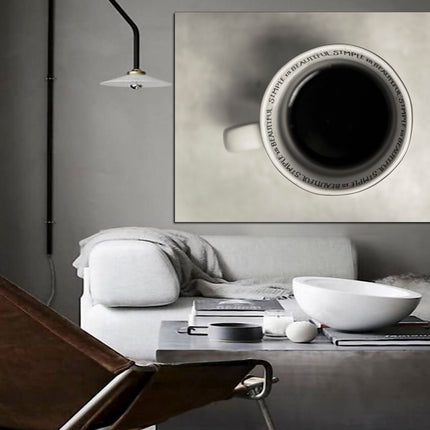 Large wall art Canvas for kitchen Pie on canvas Coffee on canvas Kitchen wall decor Dining room decor Modern kitchen Restaurant decor
