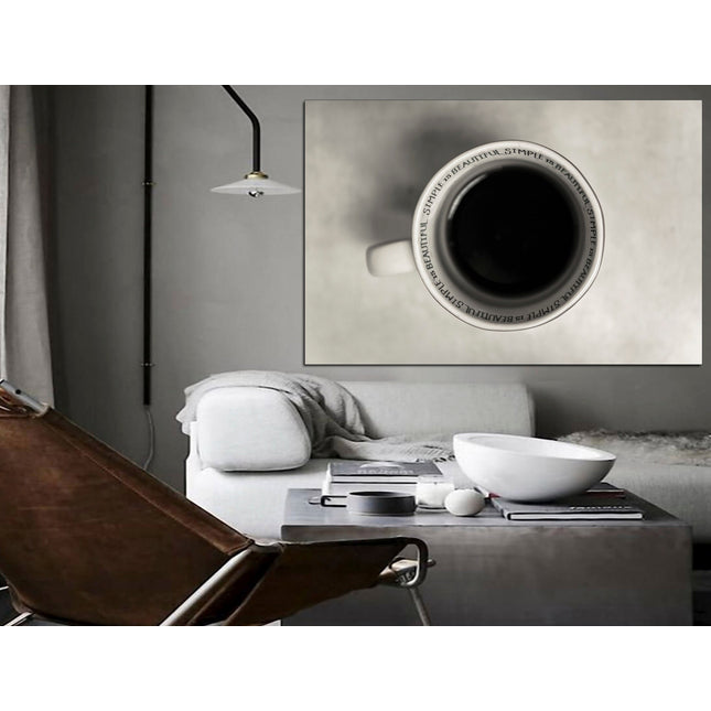 Large wall art Canvas for kitchen Pie on canvas Coffee on canvas Kitchen wall decor Dining room decor Modern kitchen Restaurant decor