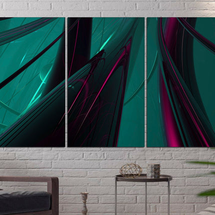 Minimal abstraction Green abstract art Abstract canvas Street art on canvas Urban wall art Exclusive canvas Original canvas art