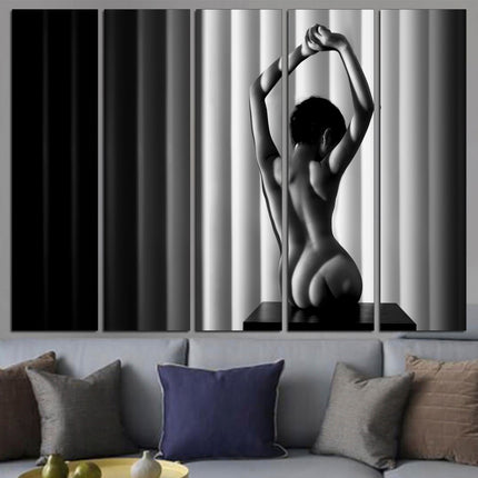 Gift for boys Modern poster Colorful canvas Multi-panel canvas Mountains on canvas Erotic art prints Female body print A gift to the house