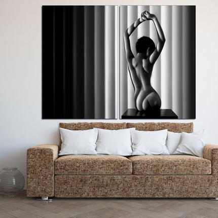 Gift for boys Modern poster Colorful canvas Multi-panel canvas Mountains on canvas Erotic art prints Female body print A gift to the house