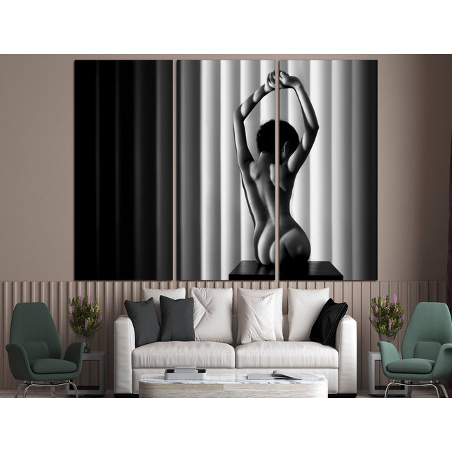 Gift for boys Modern poster Colorful canvas Multi-panel canvas Mountains on canvas Erotic art prints Female body print A gift to the house