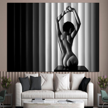Gift for boys Modern poster Colorful canvas Multi-panel canvas Mountains on canvas Erotic art prints Female body print A gift to the house