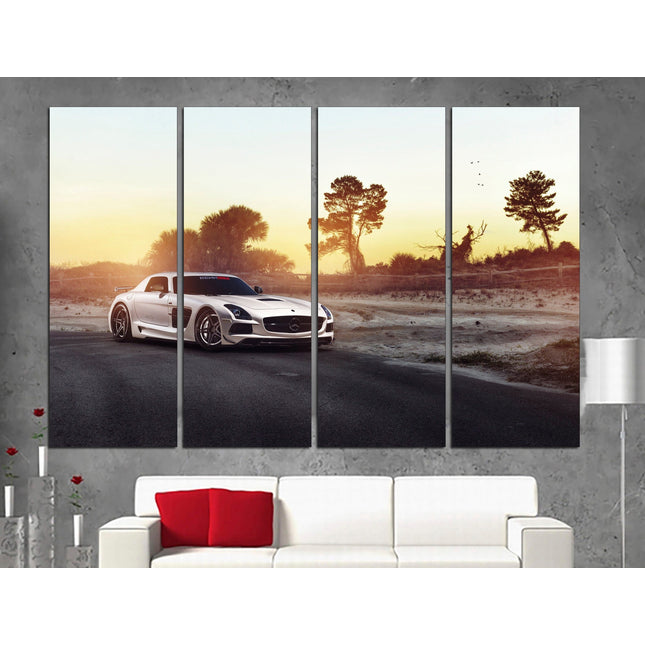 Ferrari trend print White ferrari Supercar wall art Boys room poster Poster in the garage Supercar gift