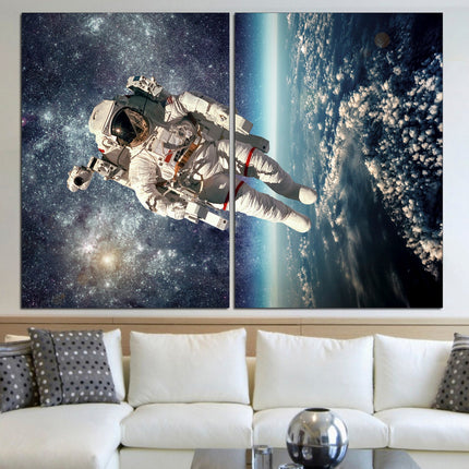 Astronaut print Street art on canvas Modern wall art Contemporary print Trendy wall art Moon art print Modern art canvas Decorative art