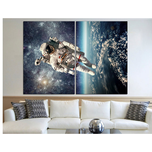 Astronaut print Street art on canvas Modern wall art Contemporary print Trendy wall art Moon art print Modern art canvas Decorative art
