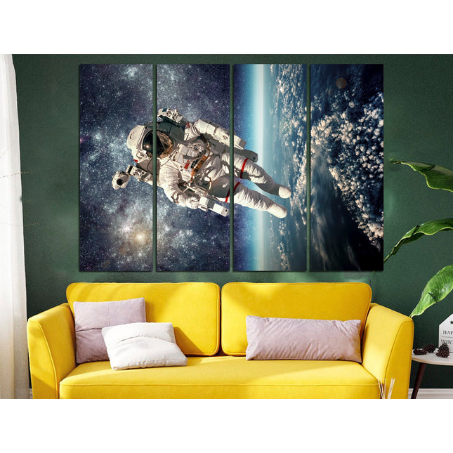 Astronaut print Street art on canvas Modern wall art Contemporary print Trendy wall art Moon art print Modern art canvas Decorative art
