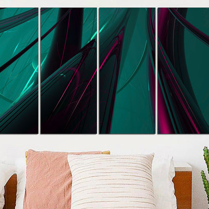 Minimal abstraction Green abstract art Abstract canvas Street art on canvas Urban wall art Exclusive canvas Original canvas art