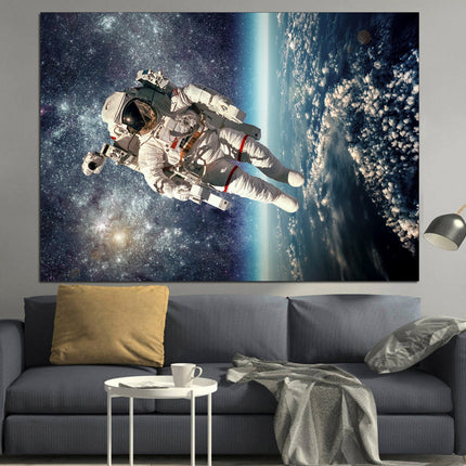 Astronaut print Street art on canvas Modern wall art Contemporary print Trendy wall art Moon art print Modern art canvas Decorative art
