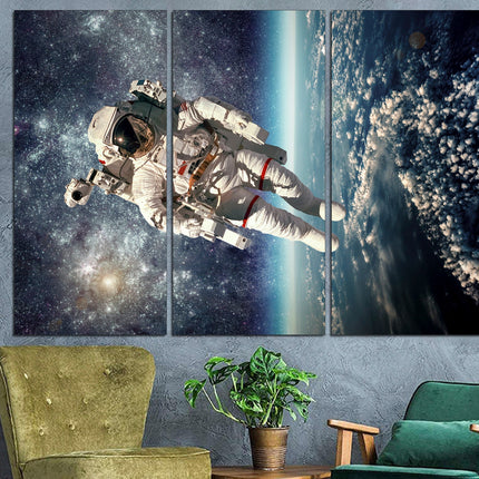Astronaut print Street art on canvas Modern wall art Contemporary print Trendy wall art Moon art print Modern art canvas Decorative art