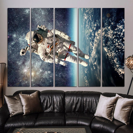 Astronaut print Street art on canvas Modern wall art Contemporary print Trendy wall art Moon art print Modern art canvas Decorative art