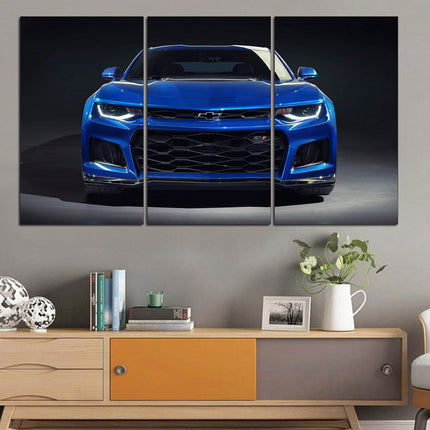 Apartment wall art Custom print canvas Individual design Canvas for room American car Chevrolet on canvas Gift for boys Car decor