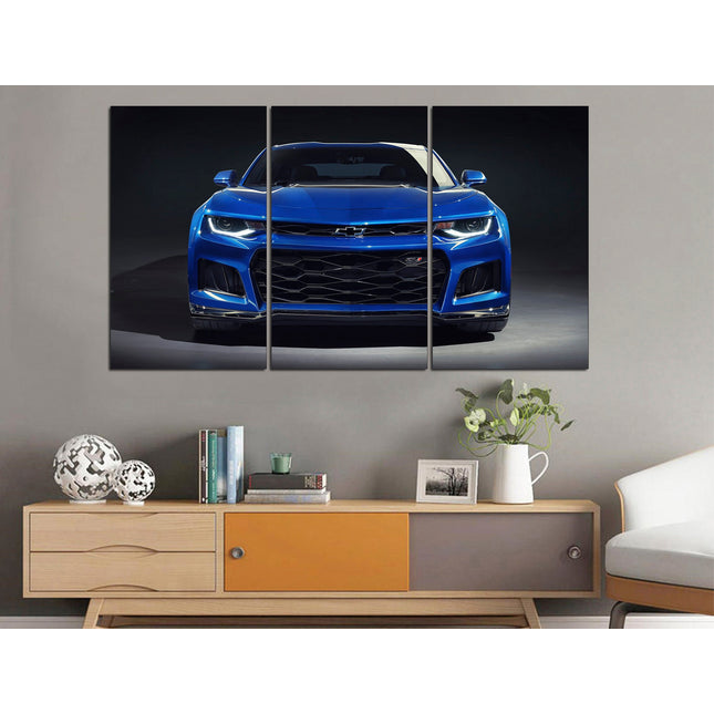 Apartment wall art Custom print canvas Individual design Canvas for room American car Chevrolet on canvas Gift for boys Car decor
