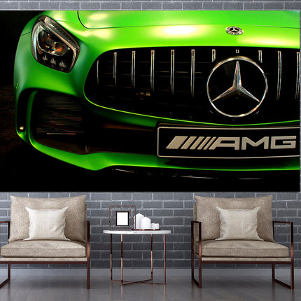 Mclaren poster Mercedes decor Classic cars Car on canvas Gift for boys Retro cars Supercar gift Supercar wall art Car on poster Car decor
