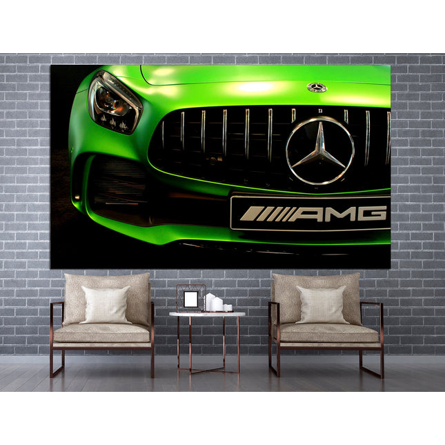 Mclaren poster Mercedes decor Classic cars Car on canvas Gift for boys Retro cars Supercar gift Supercar wall art Car on poster Car decor