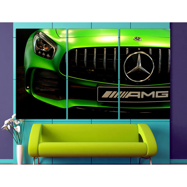 Mclaren poster Mercedes decor Classic cars Car on canvas Gift for boys Retro cars Supercar gift Supercar wall art Car on poster Car decor