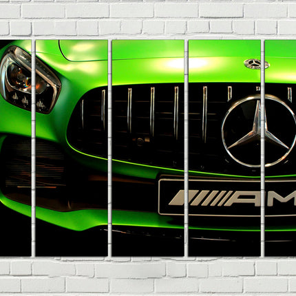 Mclaren poster Mercedes decor Classic cars Car on canvas Gift for boys Retro cars Supercar gift Supercar wall art Car on poster Car decor