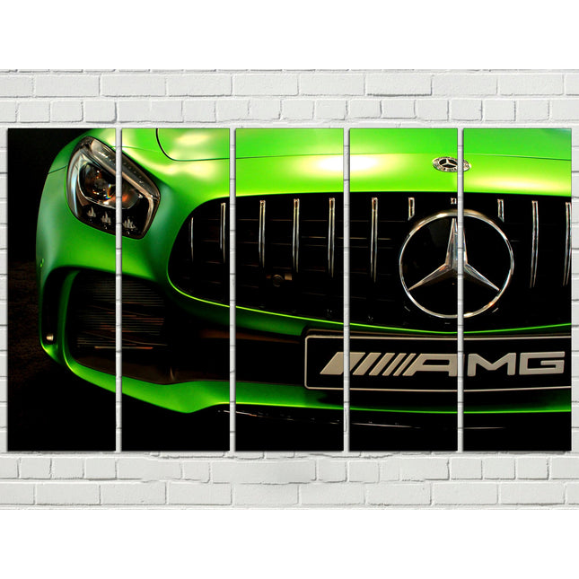 Mclaren poster Mercedes decor Classic cars Car on canvas Gift for boys Retro cars Supercar gift Supercar wall art Car on poster Car decor