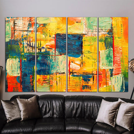 Vintage print Abstract art print Art poster Living room wall art Abstract bright art Wall art print Modern art